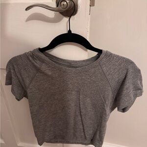 lululemon athletica Gray Short Sleeve Tee